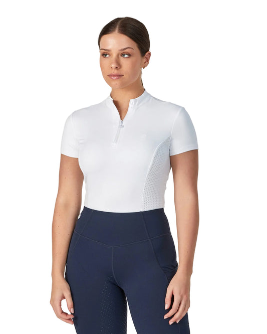 Maison Cheval - Luxe Active Fit Rijshirt (Korte Mouw)